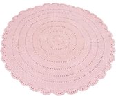 Kidsdepot Rond vloerkleed Ø110 cm roze