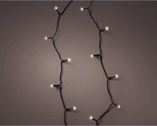 Kerstverlichting twinkle op batterij warm wit buiten 192 lampjes - boomverlichting