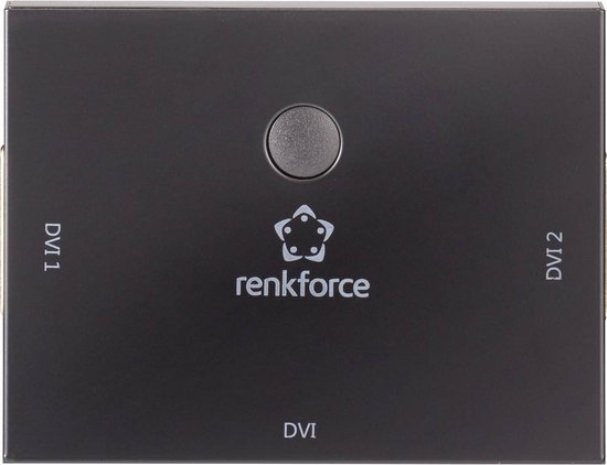 Renkforce 2 poorten DVI-switch Bidirectioneel bruikbaar Full HD 1080p @ 60 Hz van Renkforce — afbeelding 2