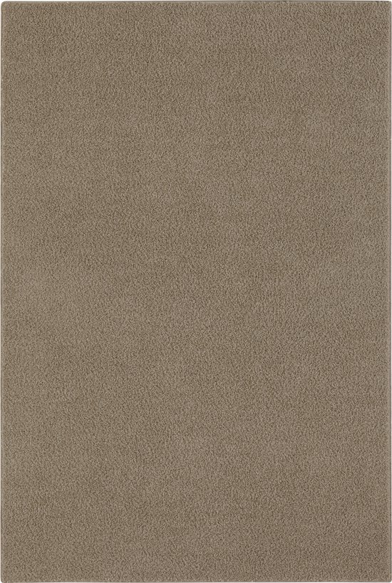 Carpet Studio Utah Vloerkleed 115x170cm - Hoogpolig Tapijt Woonkamer - Tapijt Slaapkamer - Kleed Taupe