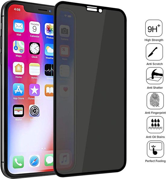ShieldCase Privacy screenprotector geschikt voor Apple iPhone 14 Pro Max - glas - beschermglas - privacyglas