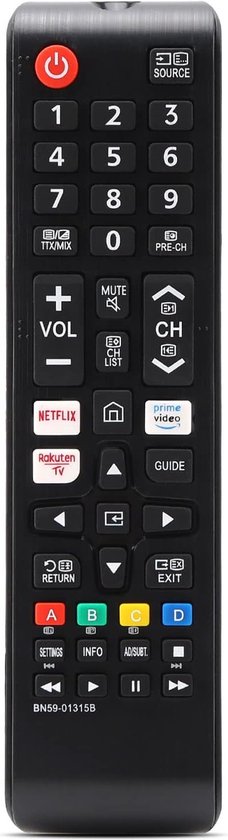 Télécommande universelle Samsung Smart TV BN59-01315B - Avec boutons  Netflix et Prime... | bol