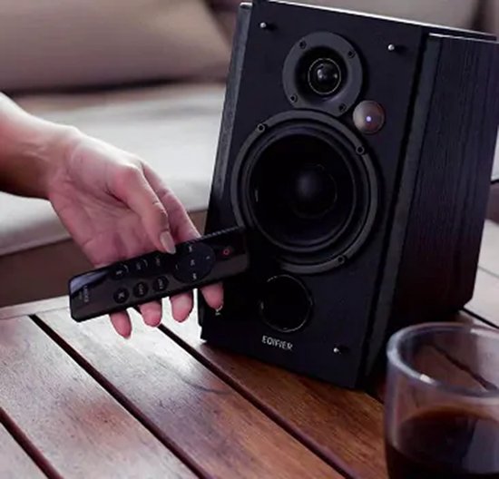 Edifier: R1855DB Actieve Boekenplank Speakers 2 stuks - Zwart van Edifier — afbeelding 5