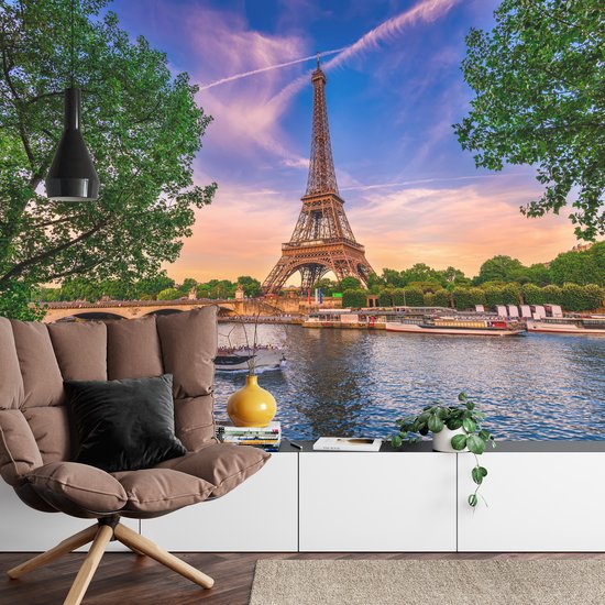 Fotobehang Parijs Eiffeltoren - Vliesbehang - 400 x 280 cm