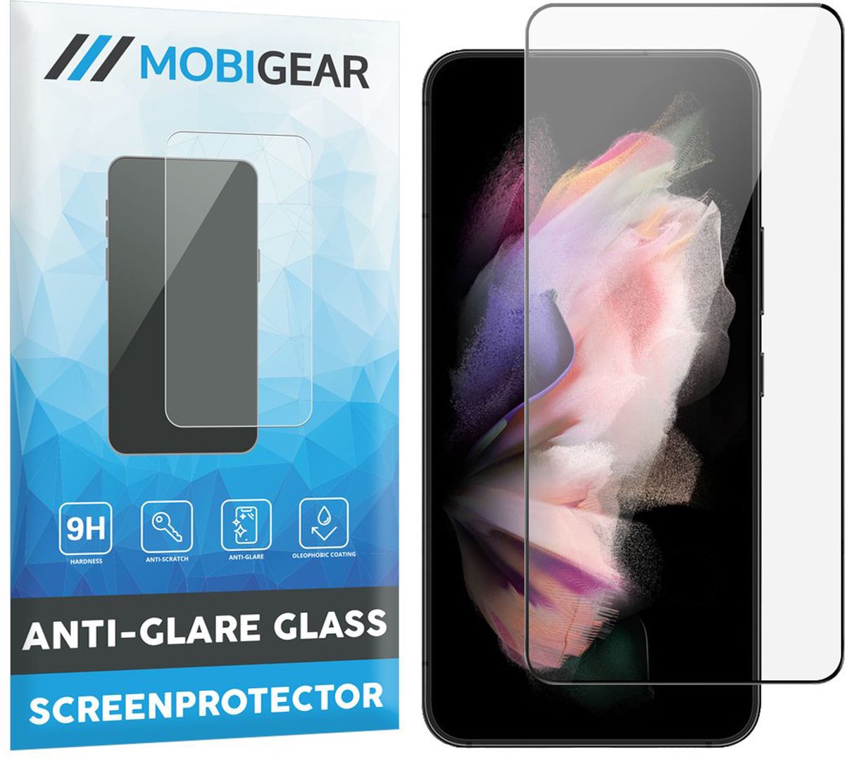 Mobigear Screenprotector geschikt voor Samsung Galaxy S23 Glazen | Mobigear Premium Screenprotector - Case Friendly - Zwart