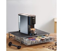 Happyment 4 in 1 Koffiemachine - Koffiezetapparaat - Koffie Automaat - Automatisch - Nespresso - Dolce Gusto - Koffiepoeder - Koffiepads - Met Capsule Houder
