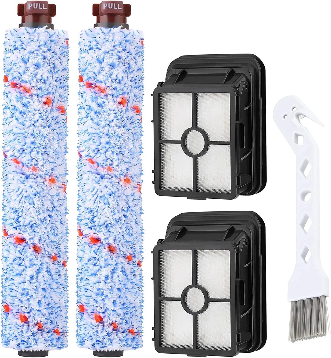 11-delige Accessoires Set - Geschikt voor Narwal Freo X Ultra - J4 - J4 Lite - Onderdelen Pakket - Inclusief Anti-klit Rolborstel - Zijborstels - Filters - Dweildoeken