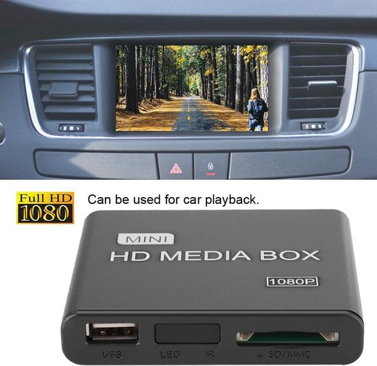 Digitale Mediaspeler - Videospeler HD - Oude TV Moderniseren - Automatische Loopweergave - 1080p - Wit — afbeelding 3