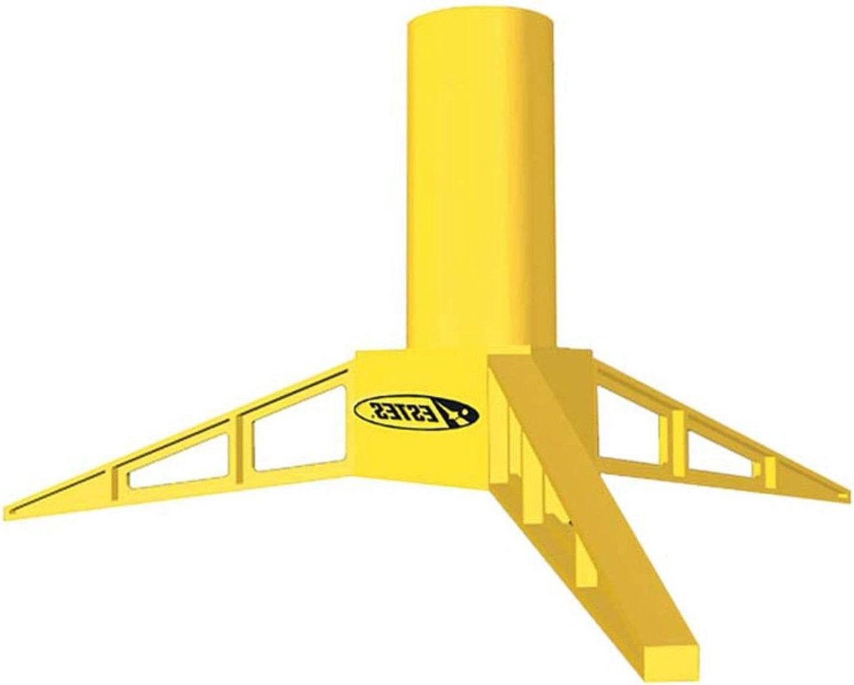 Raket Display Stand - Raket Accessoire - Model Raketten Tonen - Past op C11 D E - 3 stuks - Zwart