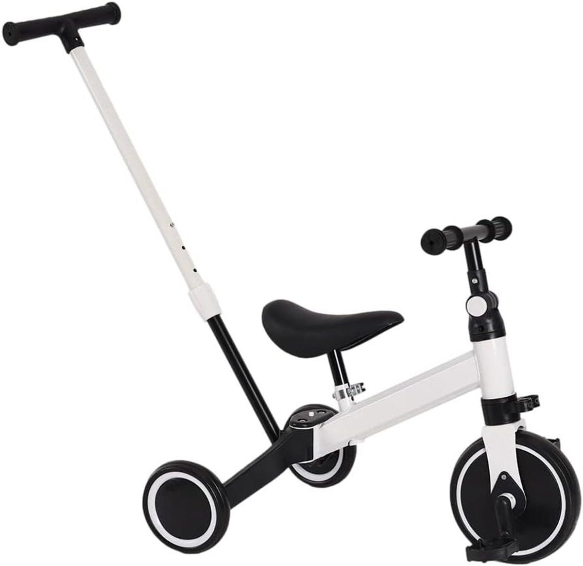 Loopfiets 3-in-1 - Kinderloopfiets Peuterfiets - Kinderen Leren Balanceren - Modulair Ontwerp Zonder Pedalen