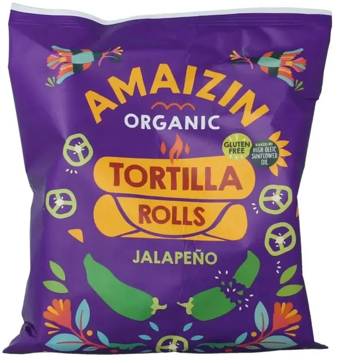Amaizin Maischips jalapeno biologisch 100 gram