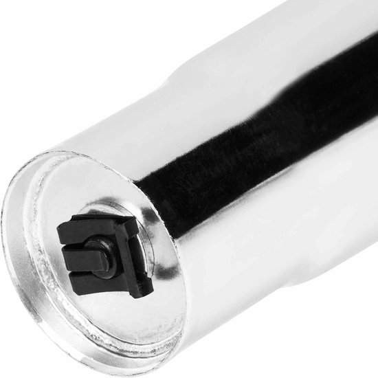 Gasveer Bureaustoel - Gaslift Stoel - Zitcomfort Verstellen - Universele Compatibiliteit - Tot 37 cm - chroom van Merkloos — afbeelding 2
