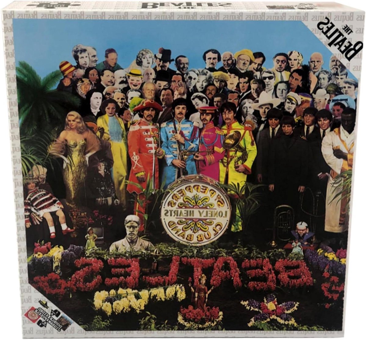 Legpuzzel Albumhoes - Muziekpuzzel Karton - Ontspannen Vrije Tijd - Dubbelzijdig Ontwerp - 63.5 x 63.5 cm - Multicolor