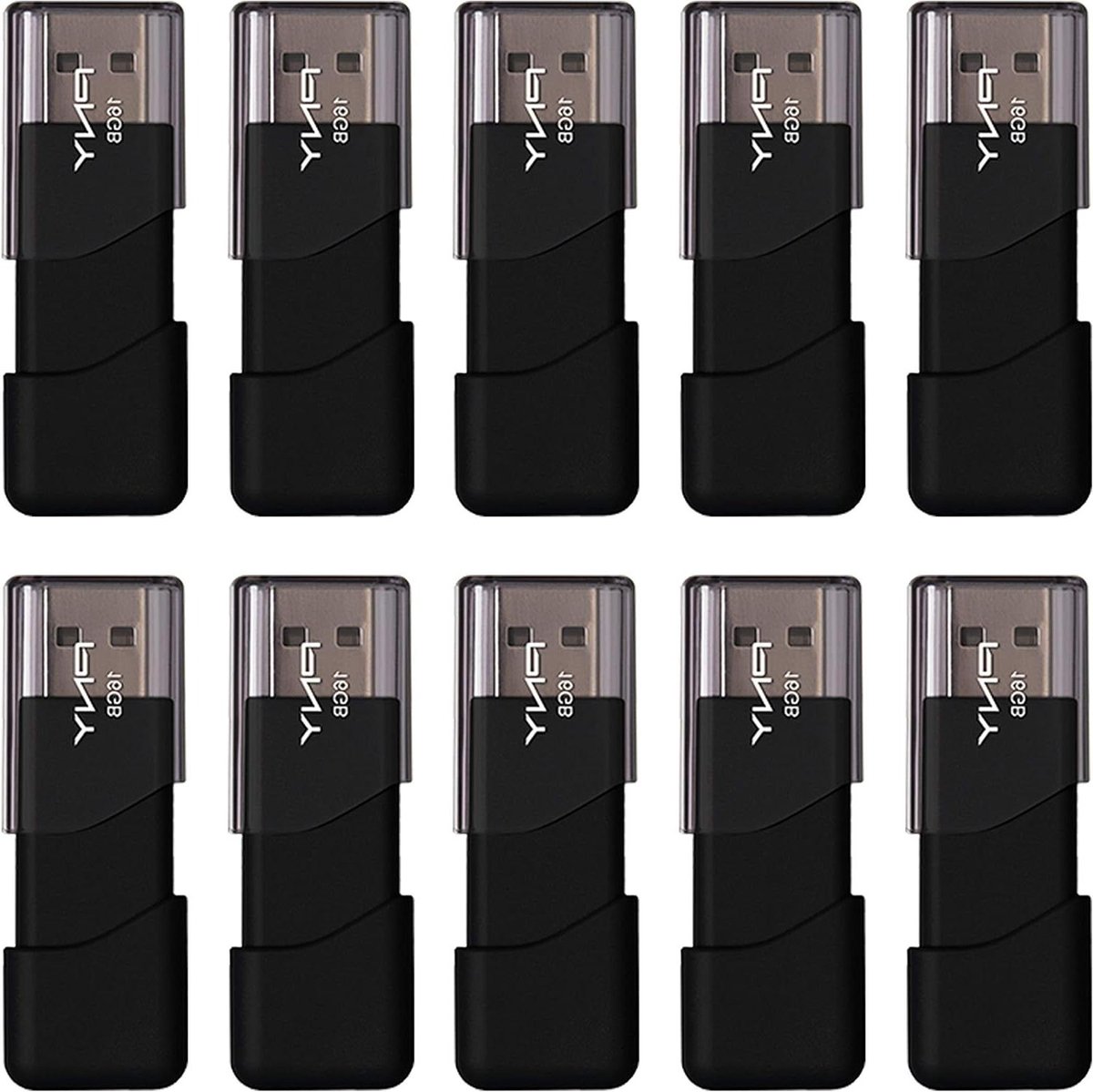 USB Flash Drives - Geheugensticks - Bestanden Opslaan - Doploos Ontwerp - 16GB - Zwart