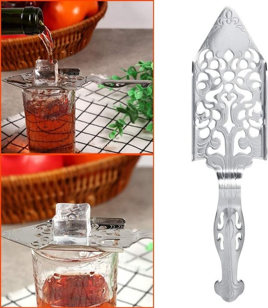 Stainless Steel Absinthe Lepel voor Cocktail Glazen - 5 Opties voor Perfecte Filterervaring — afbeelding 3