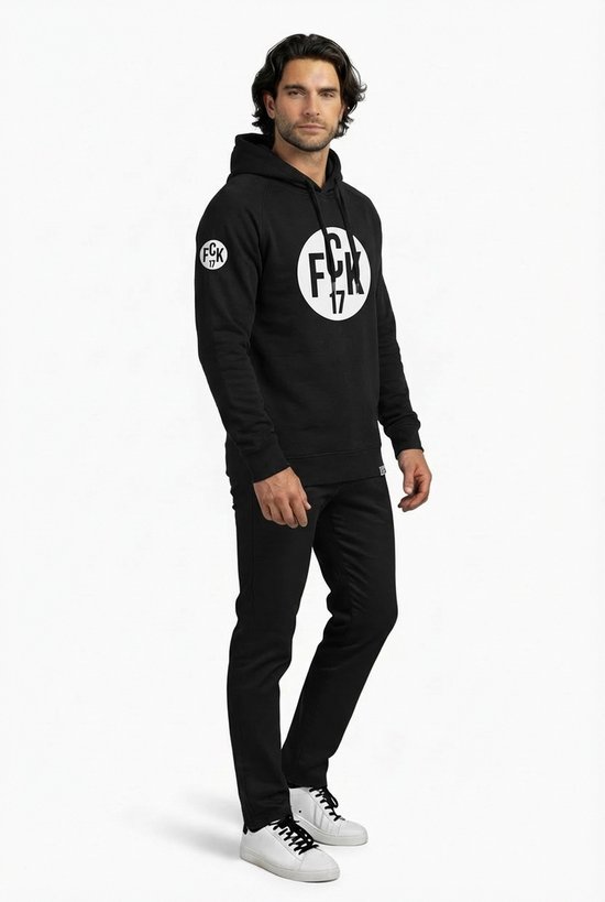 FC Kluif hoodie 'FCK 17' - Maat XXL - Zwarte hoodie voor heren - Football lifestyle brand