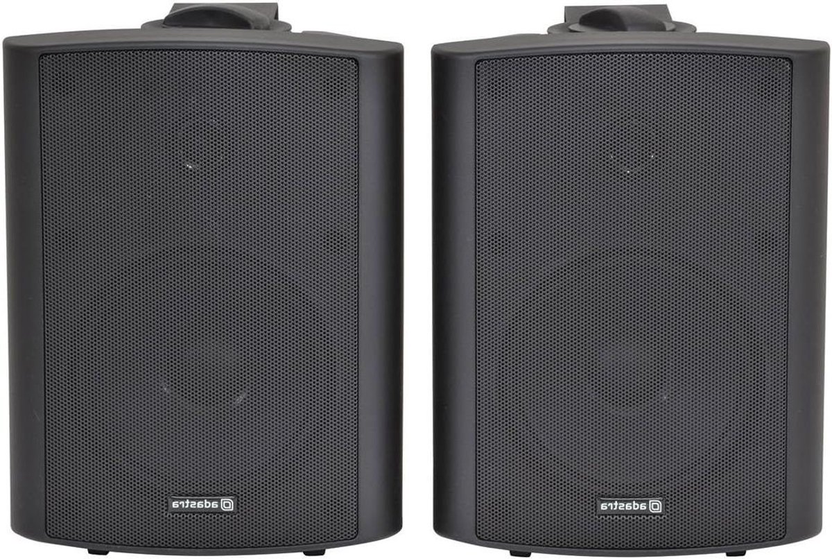 Luidspreker Paar - Stereo Speakers - Achtergrond Muziek - 2-Weg Systeem - 5.25 Inch - Zwart