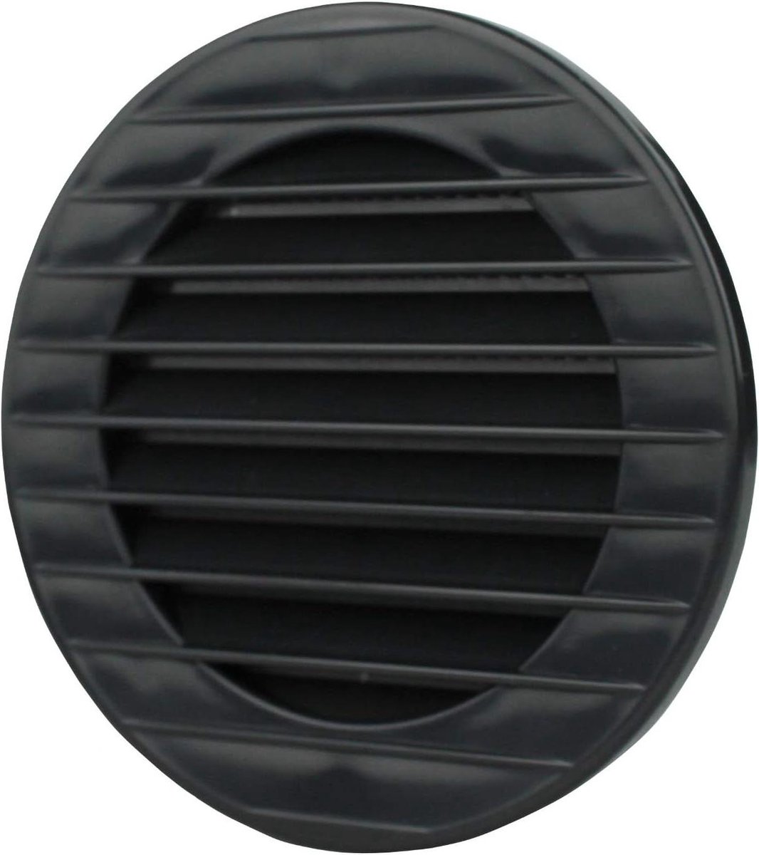 Ventilatierooster Rond - Afvoerlucht Rooster - Insecten Buiten Houden - Geïntegreerd Vliegennet - Ø 80 mm - Antraciet
