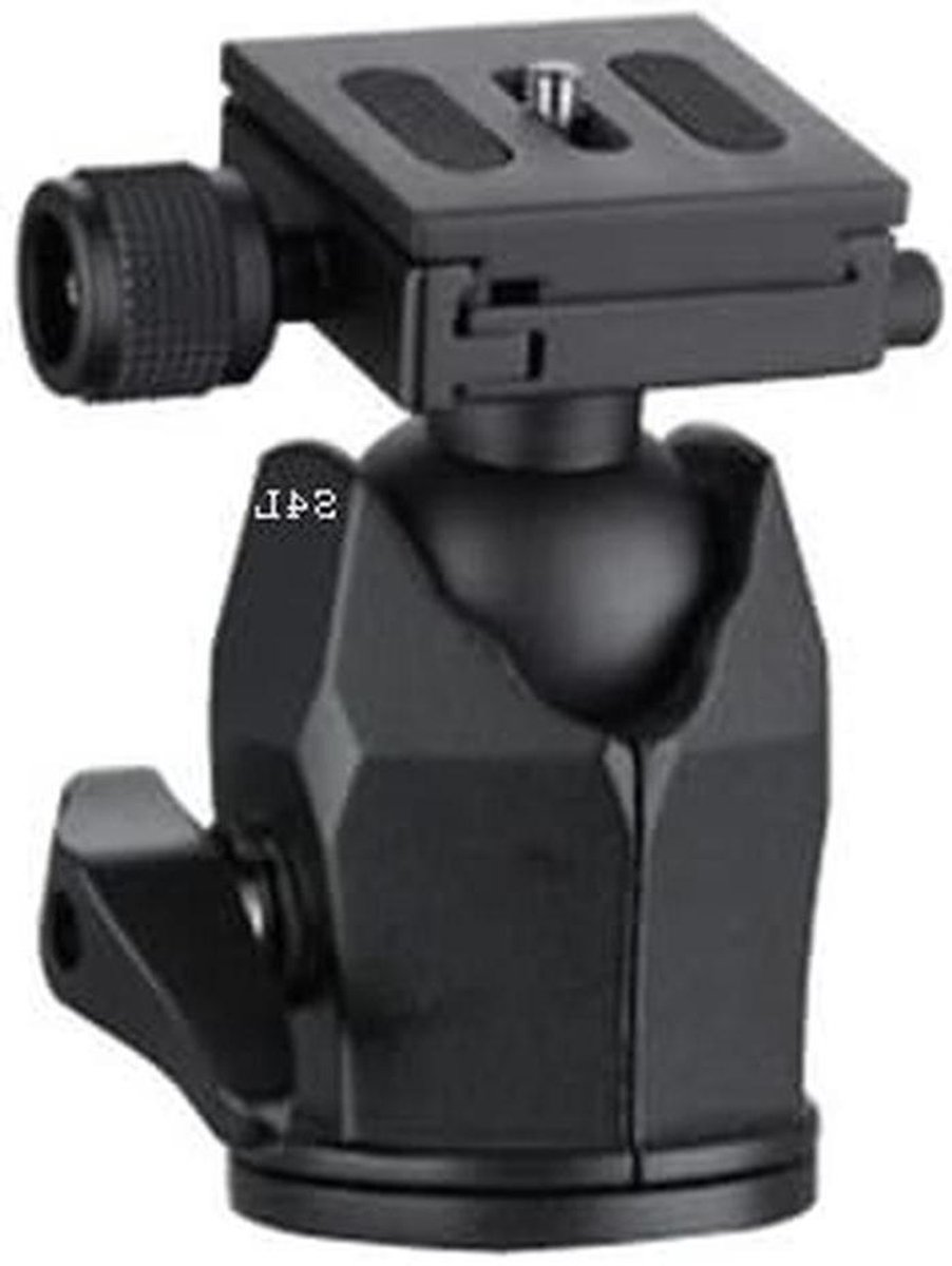 Camera Statief Grip - Ball Head - Stabiele Camera Controle - Soepele Bediening - 6 kg - Zwart