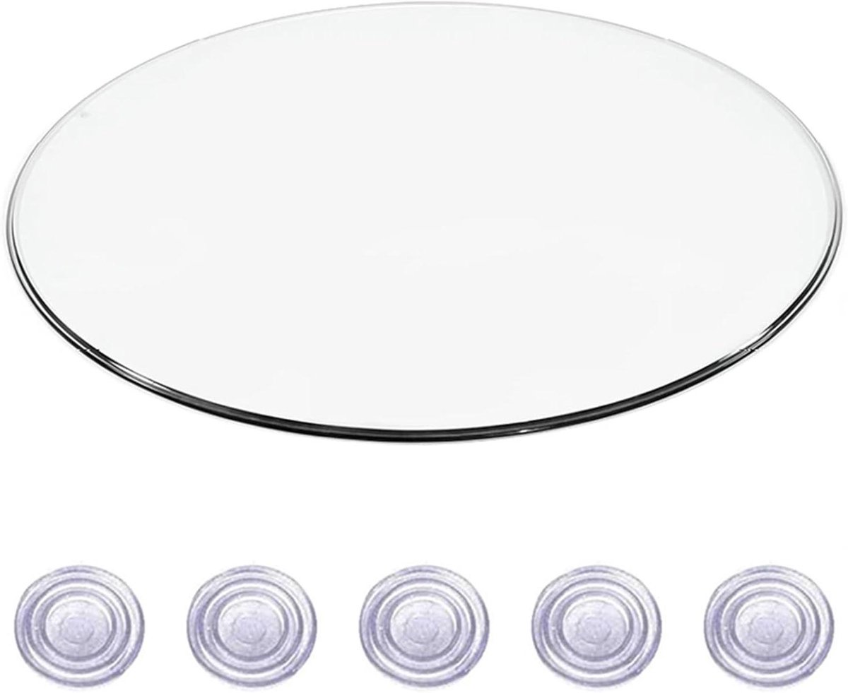 Glazen Tafelblad - Glastafel Rond - Tafel Beschermen - Gehard Veiligheidsglas - 40 cm - Transparant