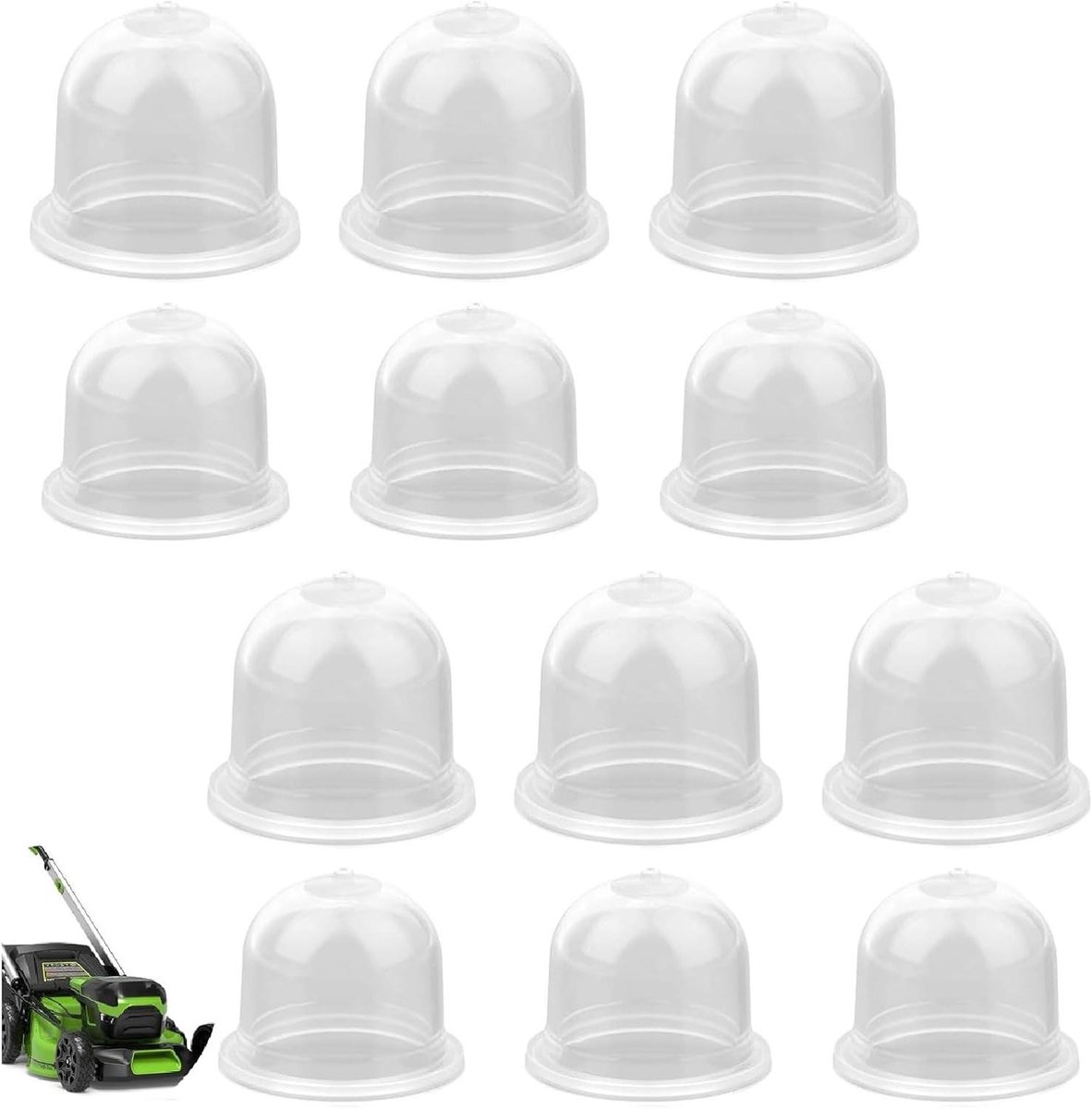 Primer Pompen - Brandstofpompjes - Motor Starten - Twee Maten - 12 Stuks - Transparant