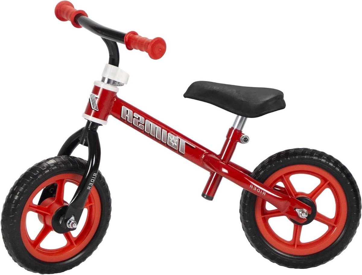 Loopfiets - Loopfietsje Kinderfiets - Eerste Fietservaring - Stalen Frame - 10 Inch Wielen - Blauw