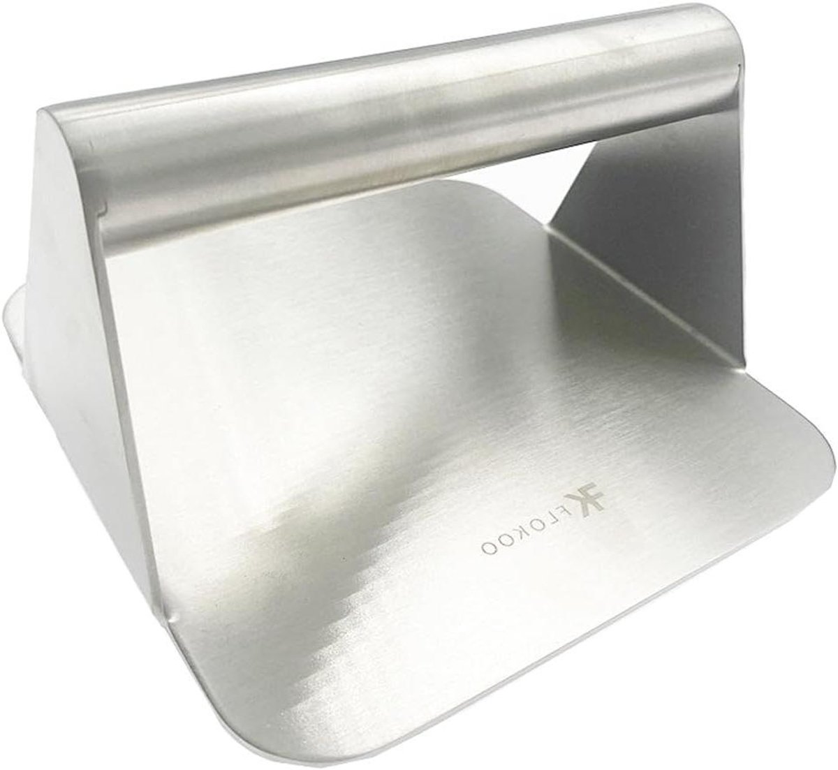 Hamburgerpers - Vleespers Patty Maker - Burgers Maken - Verstelbare Dikte - 14 x 14 cm - Zilver