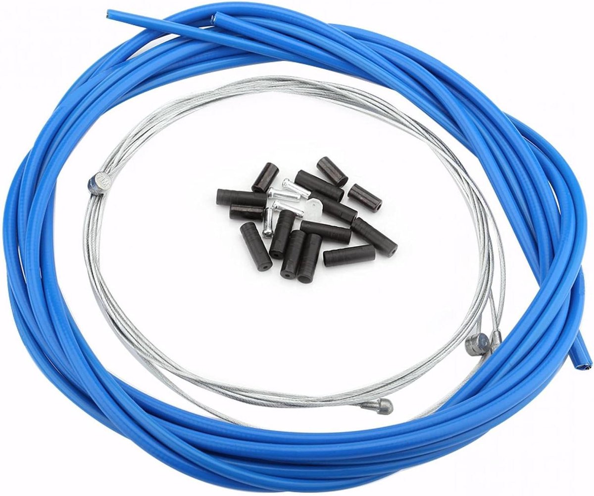 Fietsremkabels Set - Remkabels Vervanging - Fiets Onderhoud - Universele Huisvestingsset - 2.5 Meter - Blauw