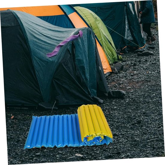 YARNOW Luchtmatras Opblaasbaar Matras Buiten Opvouwbaar Kussen Opblaasbare Slaapmat Rugzak Slaapmat Buiten Opblaaskussen Opblaasbaar Kampeerbed Kampeer Pe — afbeelding 2