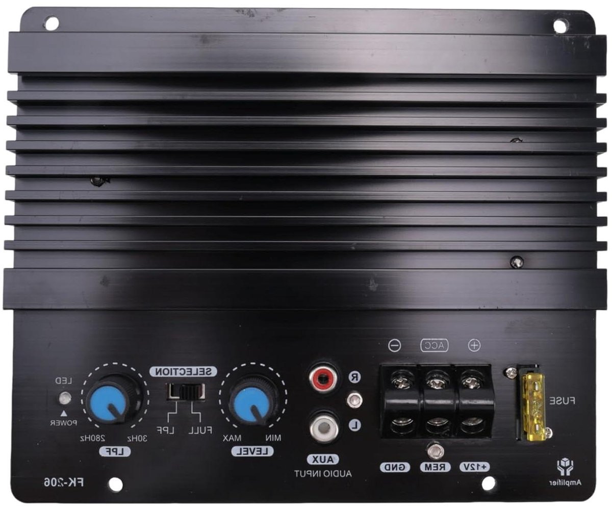 Audio Versterker Board - Sub Woofer Amp - Auto Entertainment - 1000W Vermogen - 19 x 17 x 6 cm
