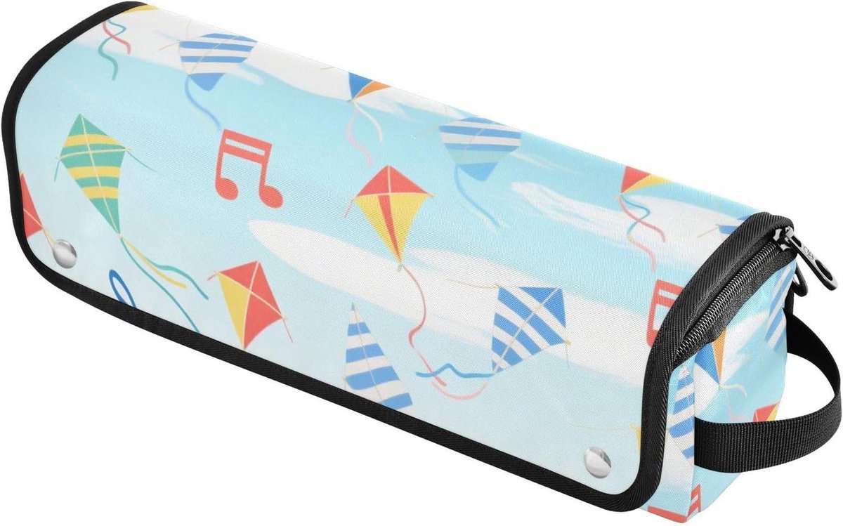 Haarstyling Tas - Reis Organizer - Haartools Opbergen - Hittebestendige Mat - 37 cm Lengte - Kleurrijk Vlieger