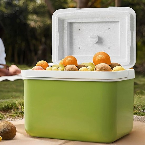 IJskoeler - Koelbox - Buitenavonturen - Lekvrij Ontwerp - 10 Liter - Groen — afbeelding 4