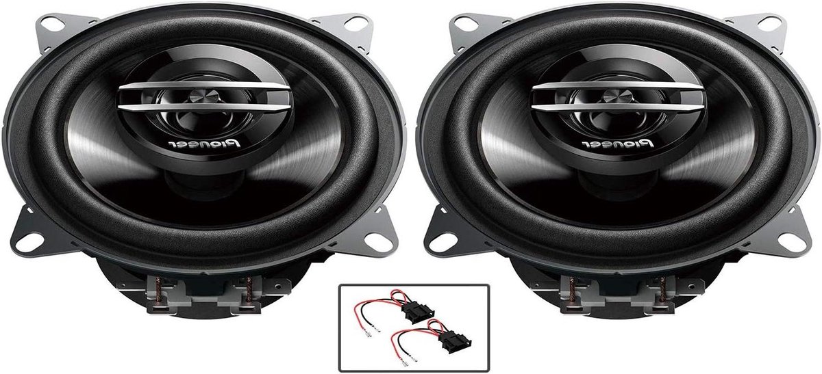 Auto Luidsprekers - Muis Kwaliteit - Muziek Luisteren - Hoge Power Audio - 4 Inch - Zwart