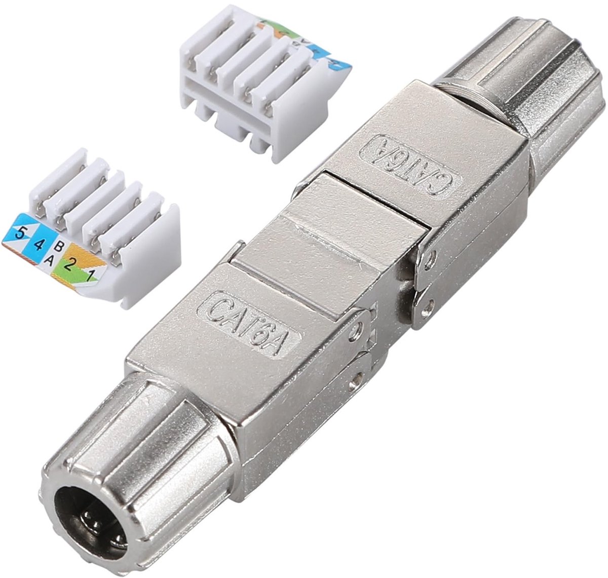 Dailygoods - Dailygoody - RJ45 Coupler - Toolless Ethernet Kabel Extender - CAT6A/CAT6E/CAT6 - Versterking - Verbinding - Netwerk - Compatibiliteit