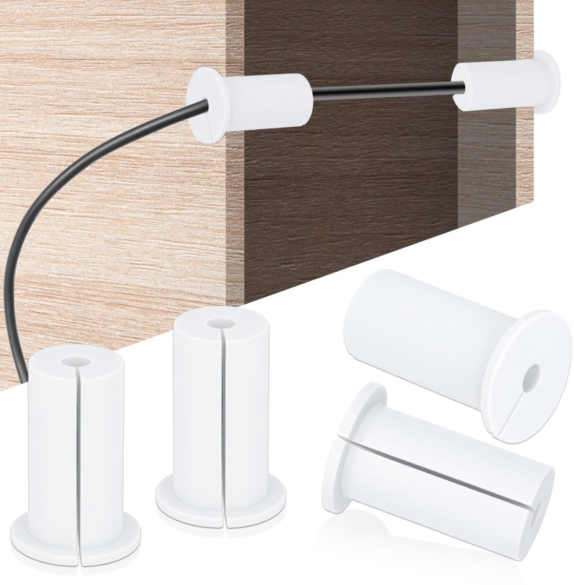 Dailygoods - Kabelgeleidingsset voor Starlink, 4 Stuks