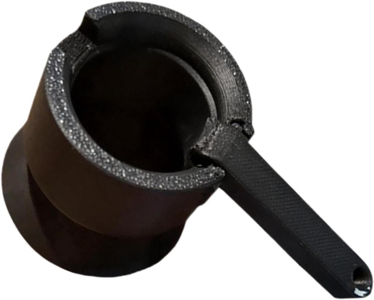 Flesopener - Dekselverwijderaar Bar Tool - Dranken Openen - Antislip Grip - 7x4x2.5 cm - Zwart