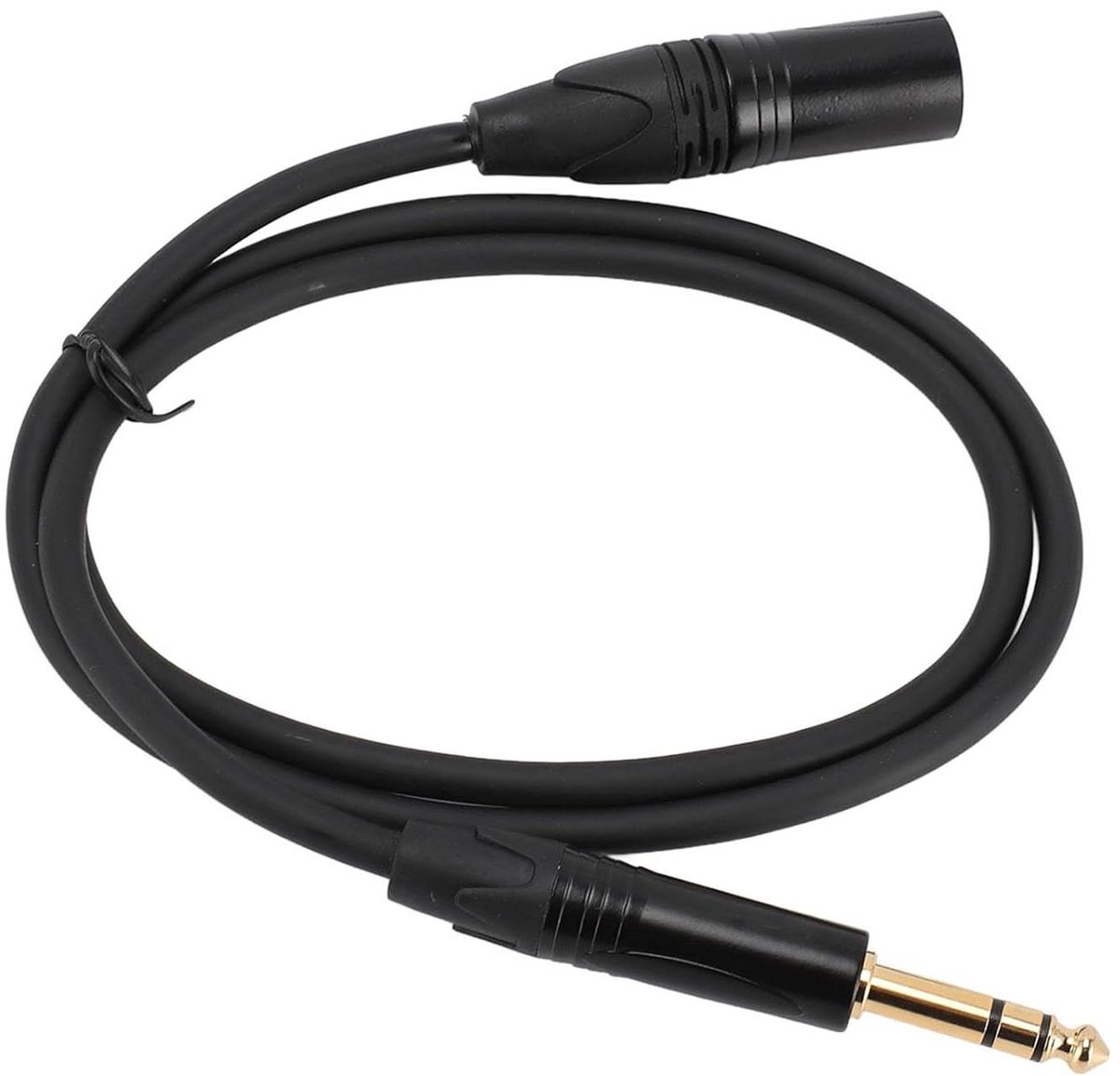 XLR Kabel - Audio Kabel - Geluidsweergave - Gebalanceerde Verbinding - 5 Meter - Zwart