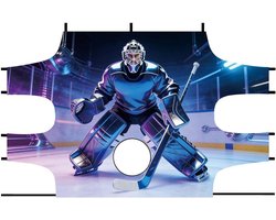 Hockey Tarp - Rebounder Mat Praktijk Doel Pass Trainer, Draagbare Heavy Duty PVC Ice Puck Backstop Rebounder, Glide Stickhandling Deking Hulp Opvouwbaar Indoor