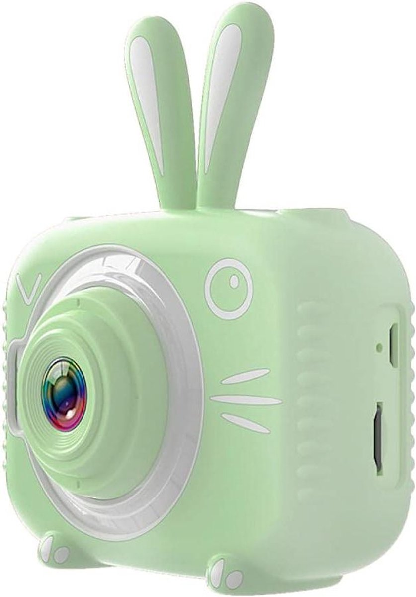 Kinder Camera - Digitale Camera - Foto's Maken - Schokbestendige Hoes - Mini Formaat - Groen