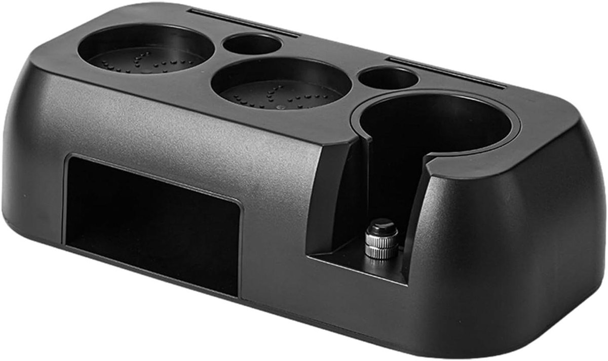 Koffie Organizer Station - Tamper Houder - Espresso Bereiden - Stabiele Tamping Basis - 295 Centimeter - Zwart