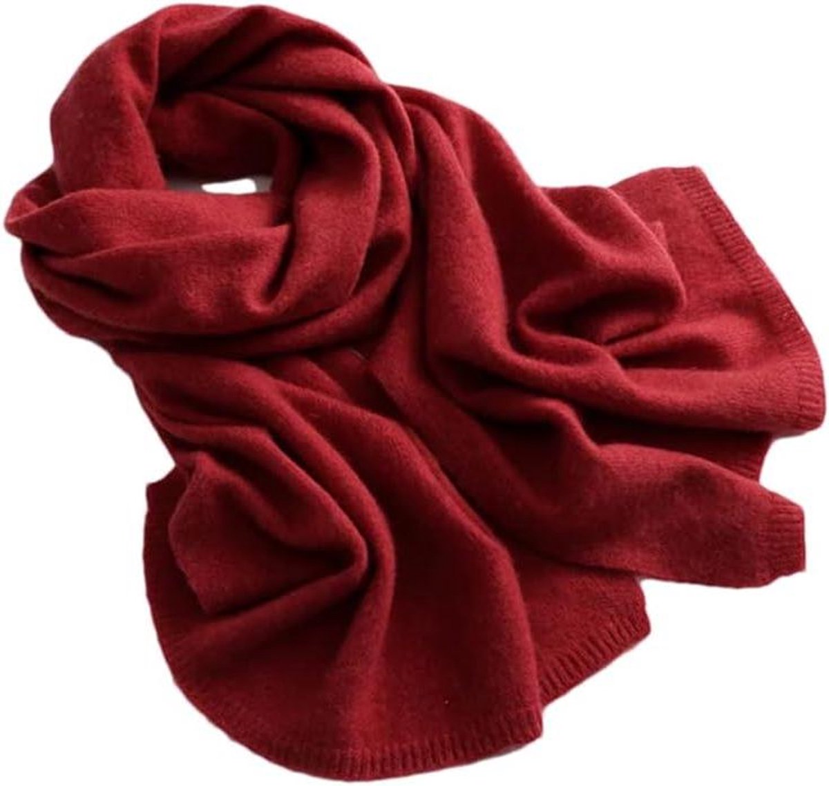 Gebreide Sjaal - Zachte Sjaal - Warm Blijven - Eff Mouflage - 175 cm - Zwart