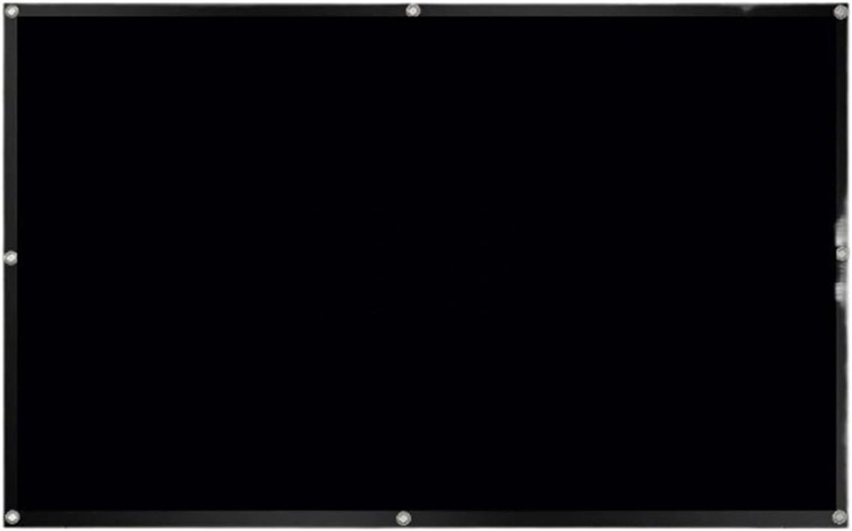 Projectiescherm - Beamer scherm - Film kijken - Glad reflecterend doek - 100 tot 120 inch - Wit