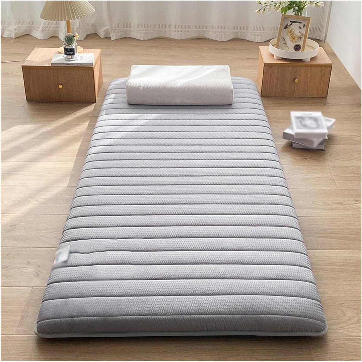 Vloermatras Futon - Japanse Mat - Comfortabel Slapen - Opvouwbaar Ontwerp - 120 x 190 cm - D
