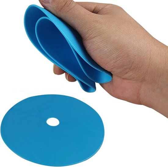 Sport Markering Kegels - Trainingsschijven Platte Pylonen - Sport Training - Opvallende Kleuren - 15 Centimeter - Blauw — afbeelding 5