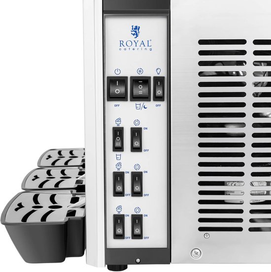 Royal Catering Slush Puppy Machine - Slush maker - 3 x 12 L van Royal Catering — afbeelding 3