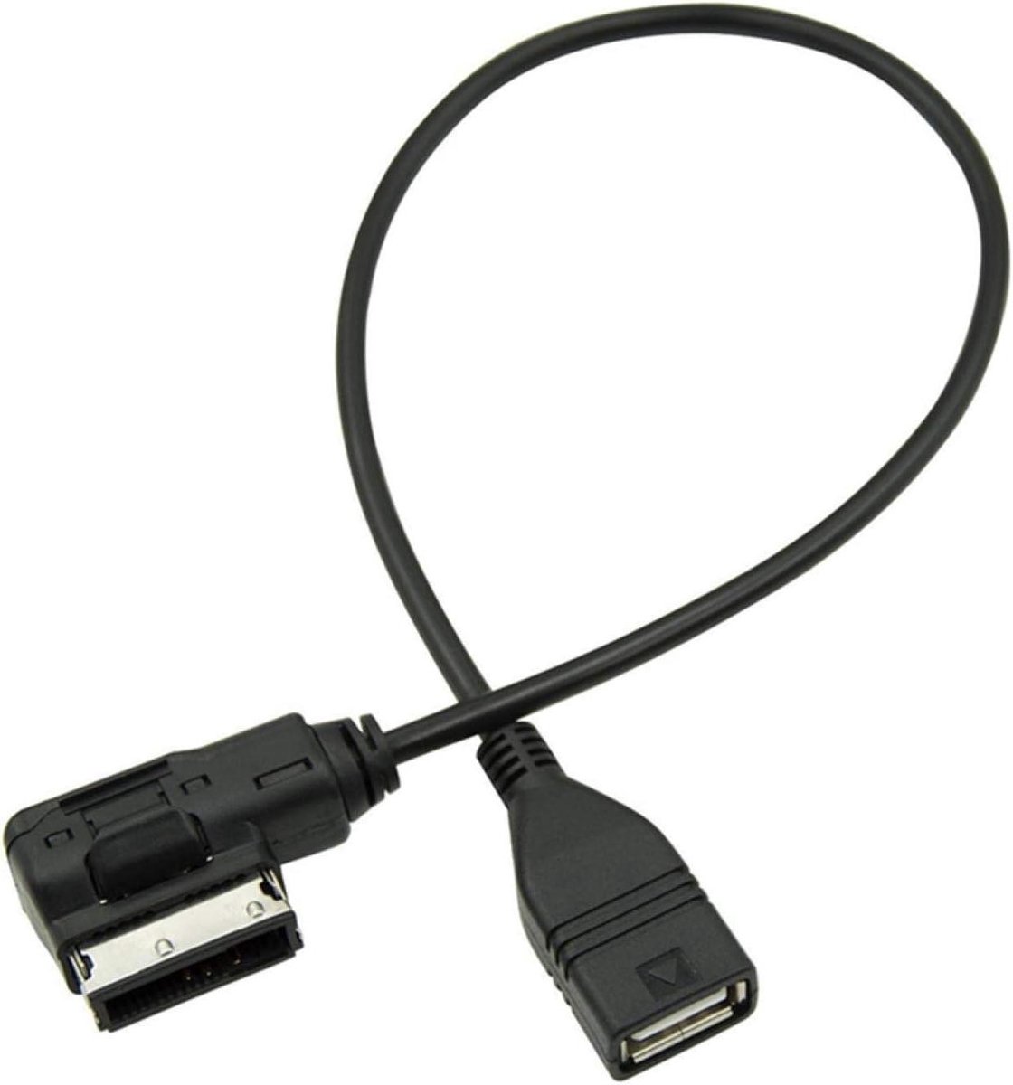 Muziek Interface Kabel - AMI MMI Adapter - Audio Streamen - Plug en Play - 27 cm Lengte - Zwart