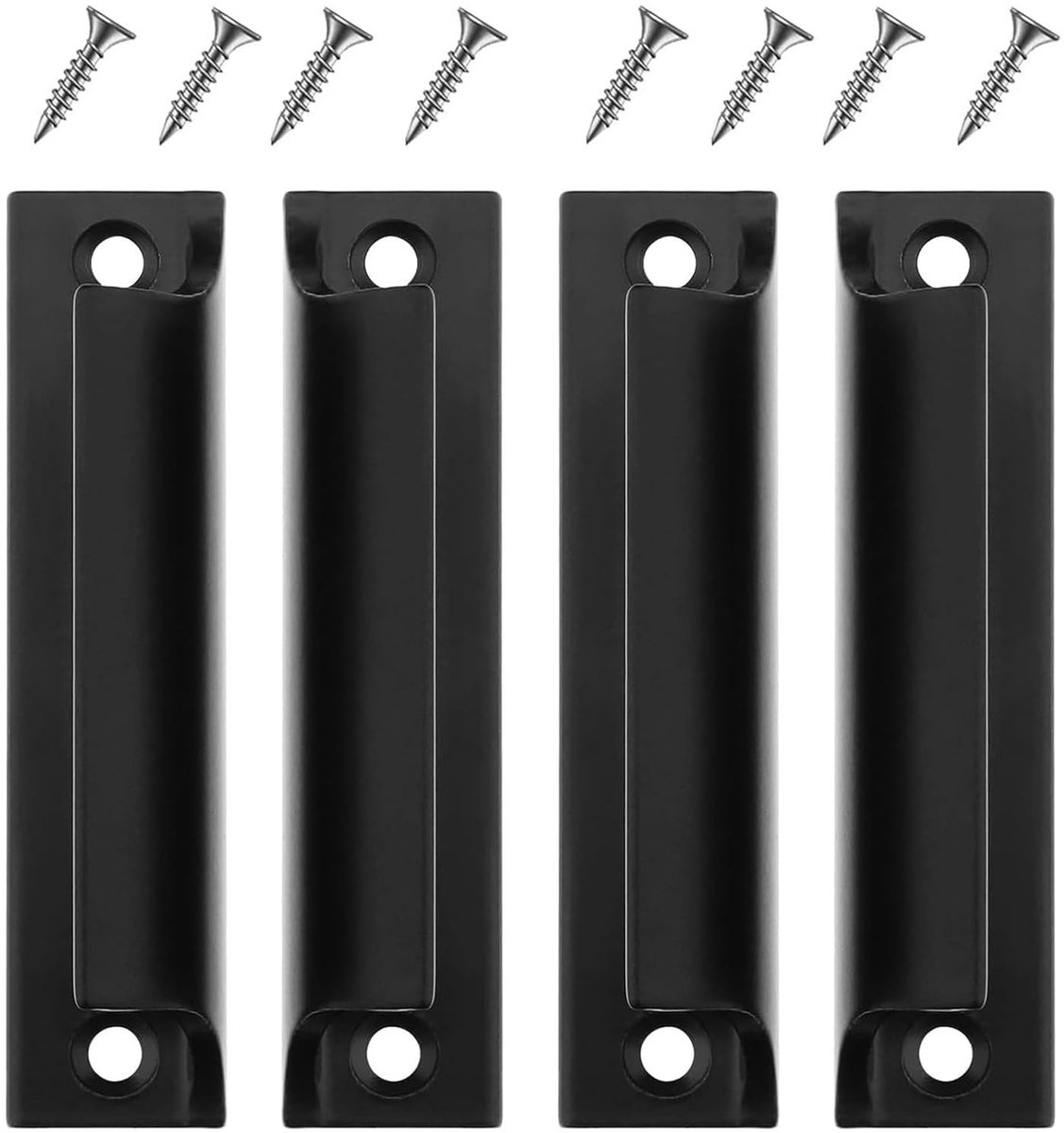 Dailygoods - Set van 4 Aluminium Deurgrepen voor Diverse Toepassingen