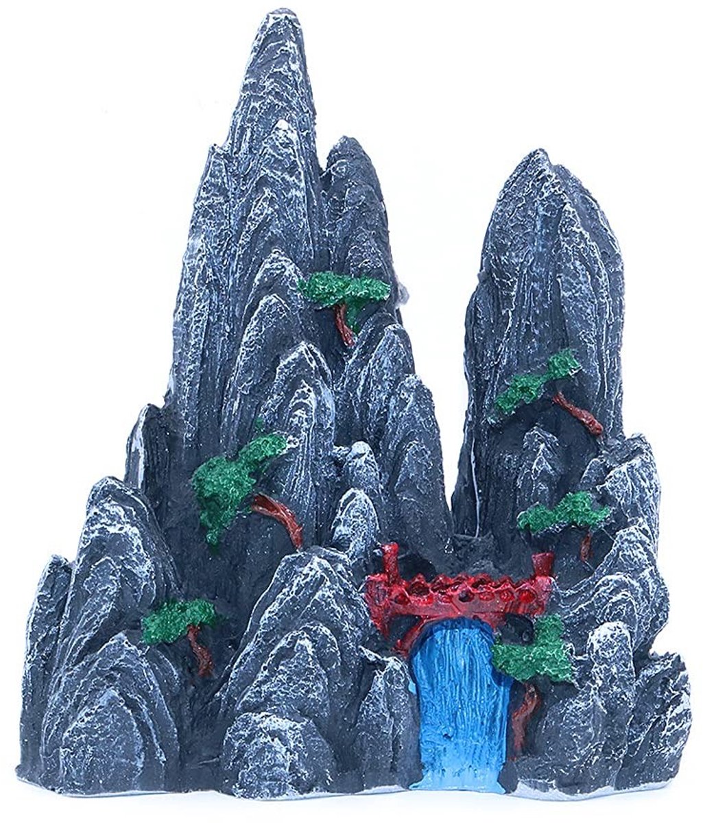 Dailygoods - Kunstmatige Aquarium Decoratie - Simulatie Mountain View Ornament