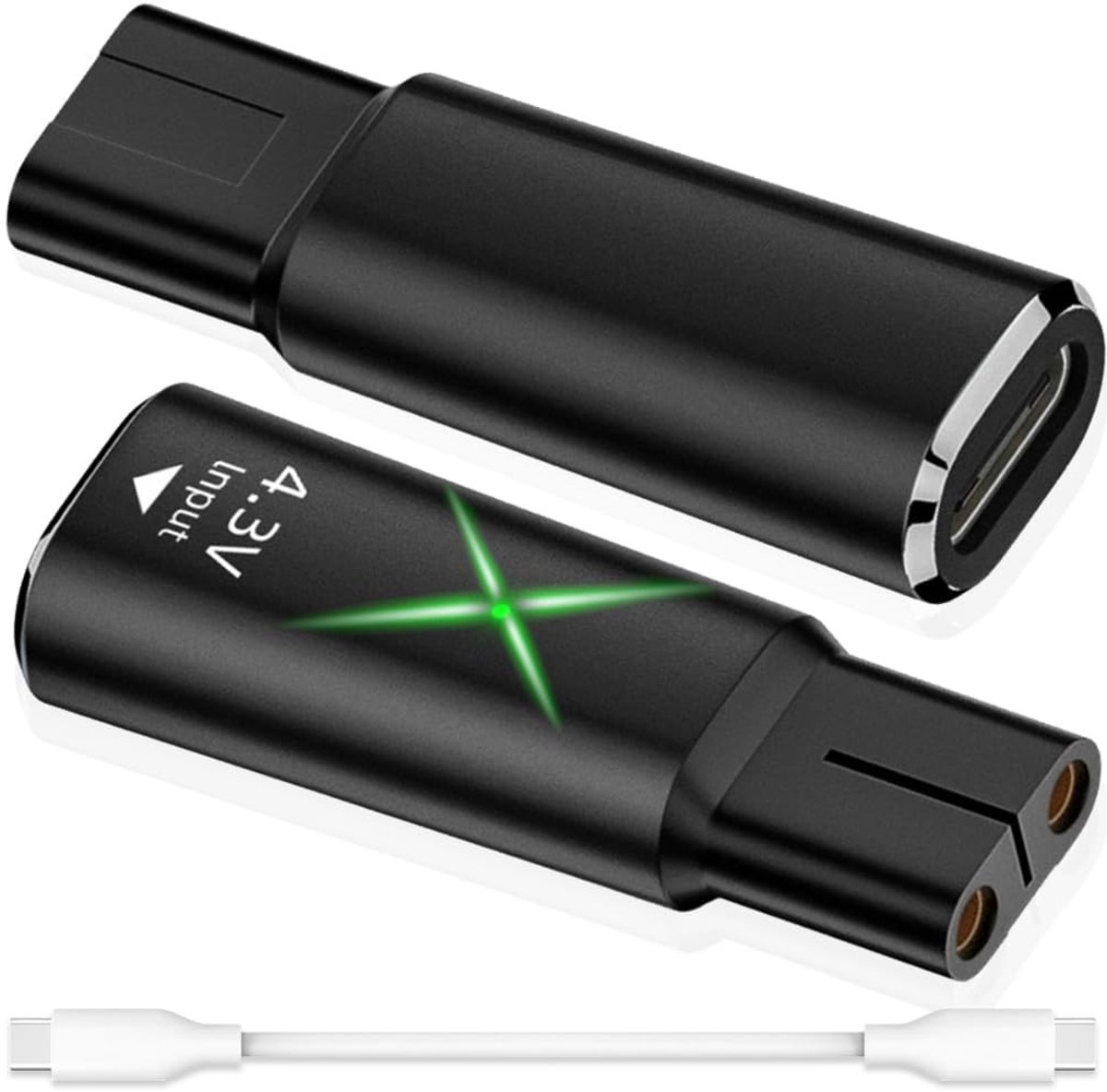 Dailygoods - Type-C Laderadapter voor Philips OneBlade met LED Indicator
