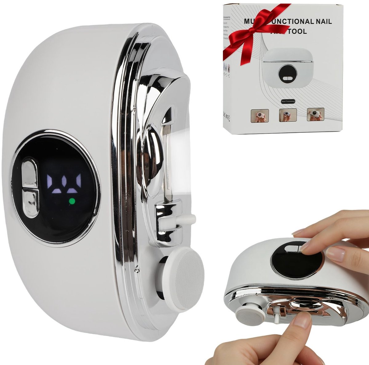 Dailygoods - Elektrische Nagelknipper met LED Licht